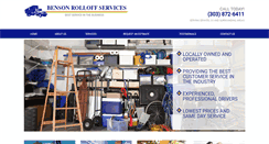 Desktop Screenshot of bensonrolloff.com